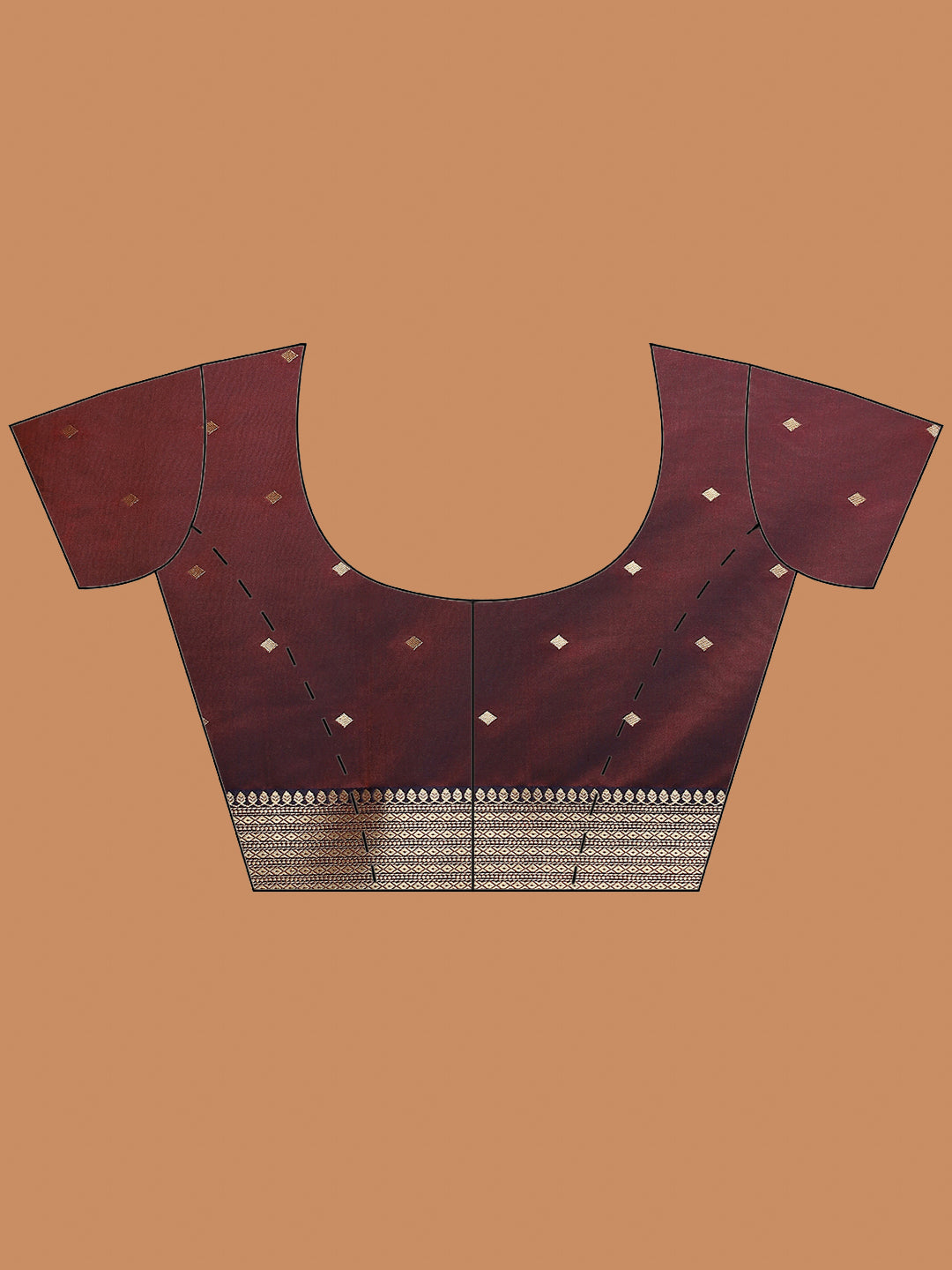 Zari Jaal Woven Art Silk Saree