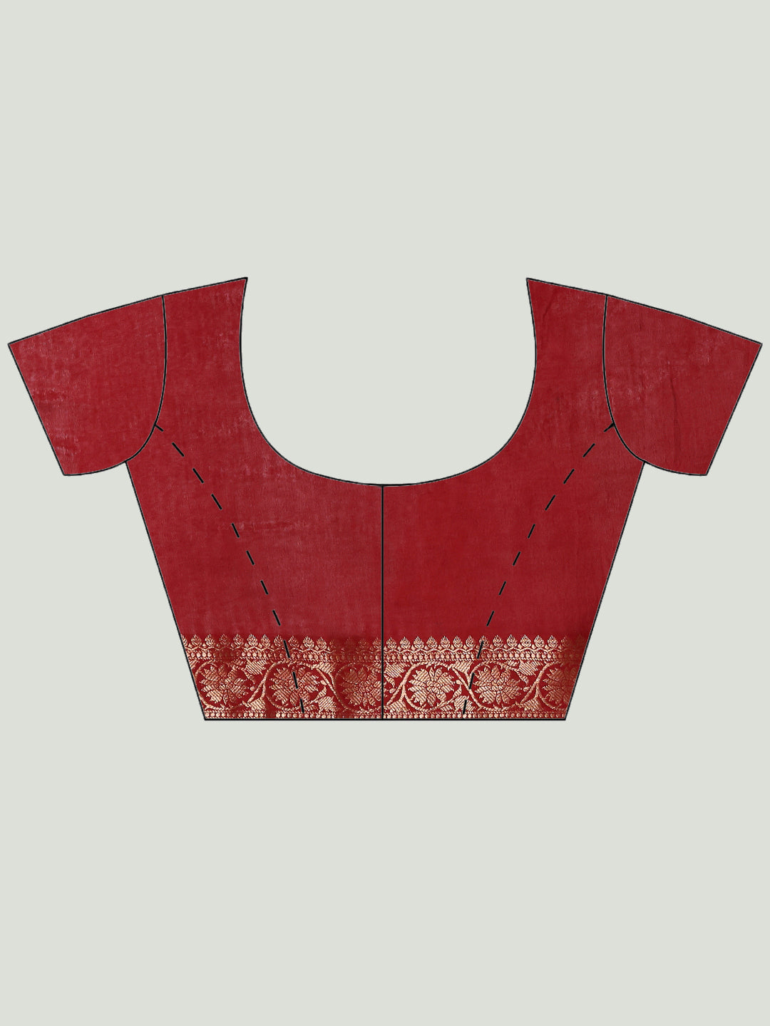 Digital Printed Cotton Blend Woven Saree