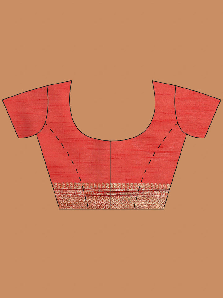 Woven Border Booti Art Silk Saree