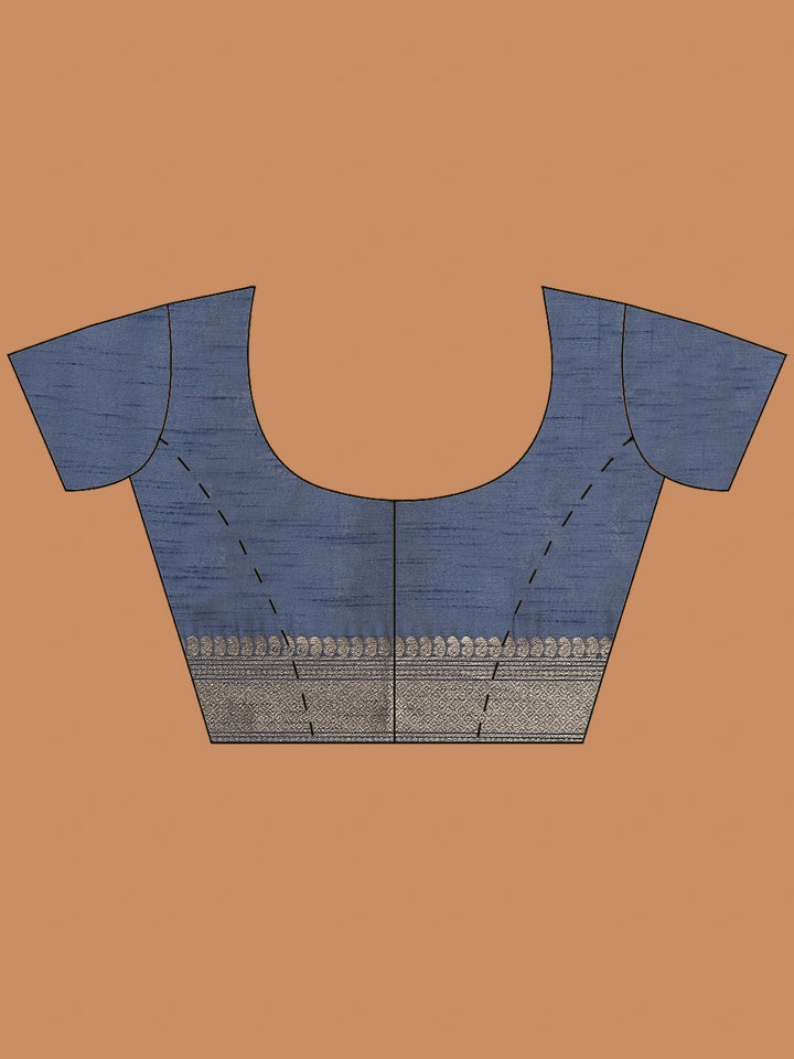 Woven Border Booti Art Silk Saree