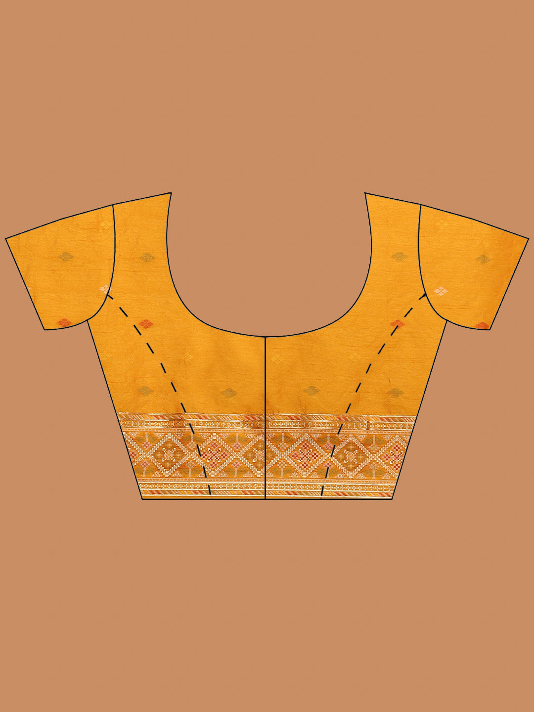 Zari Jaal Woven Art Silk Saree
