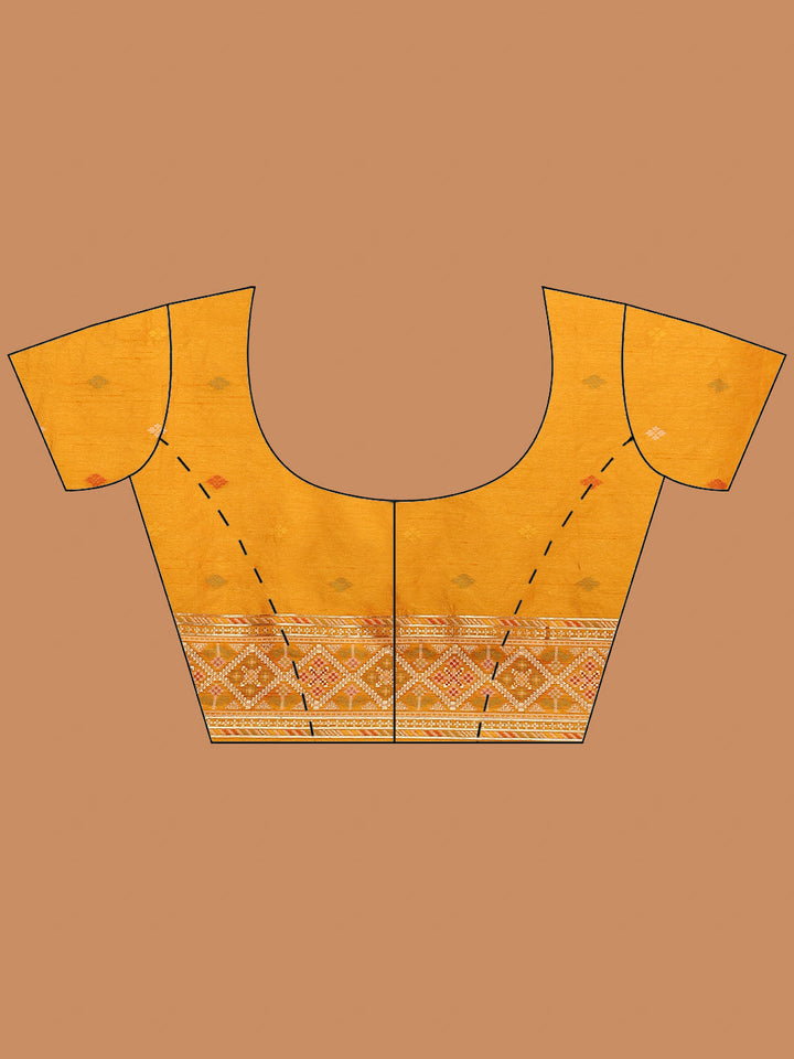 Zari Jaal Woven Art Silk Saree