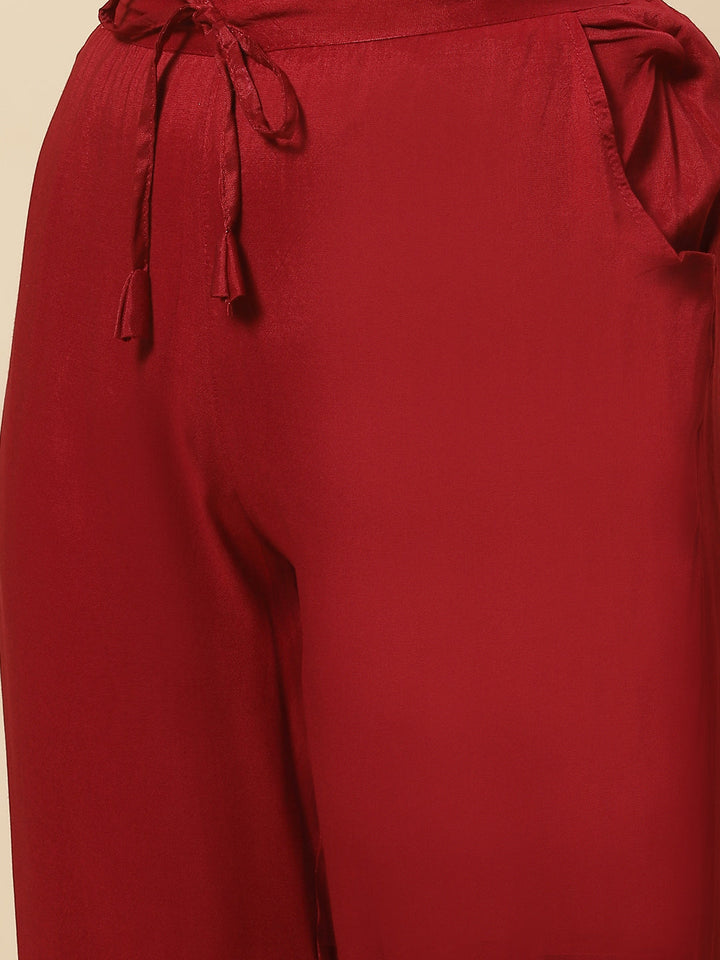Printed Cotton Kurta With Pants &amp; Dupatta