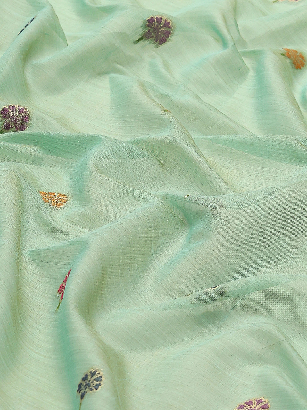 Woven Design Cotton Blend Saree