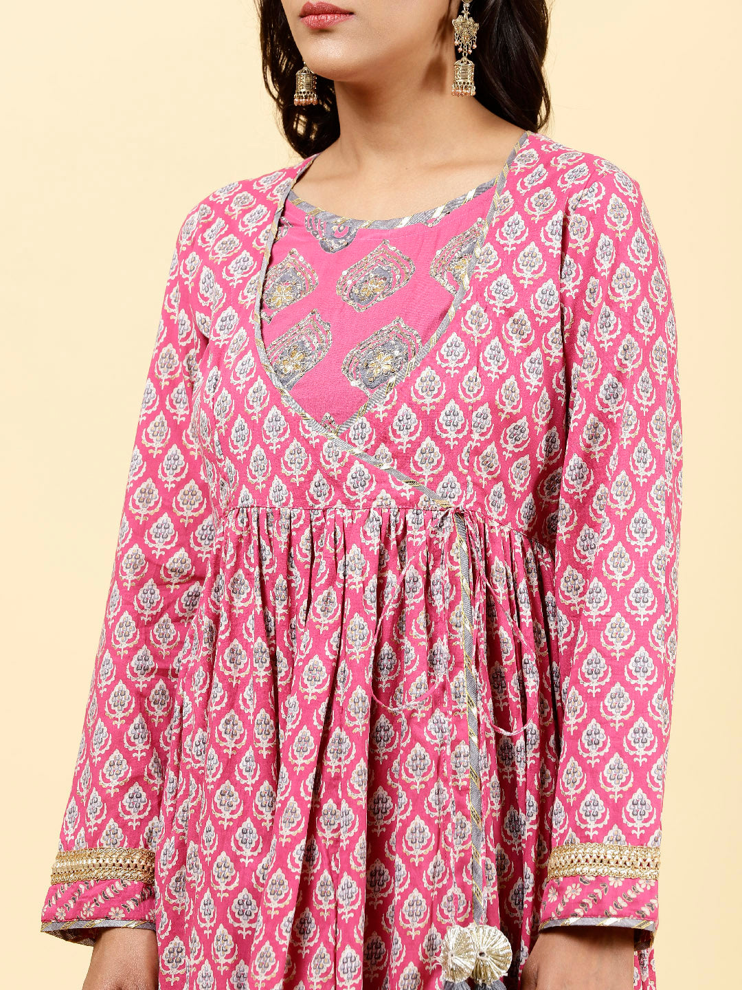 Floral Printed Cotton Kurta