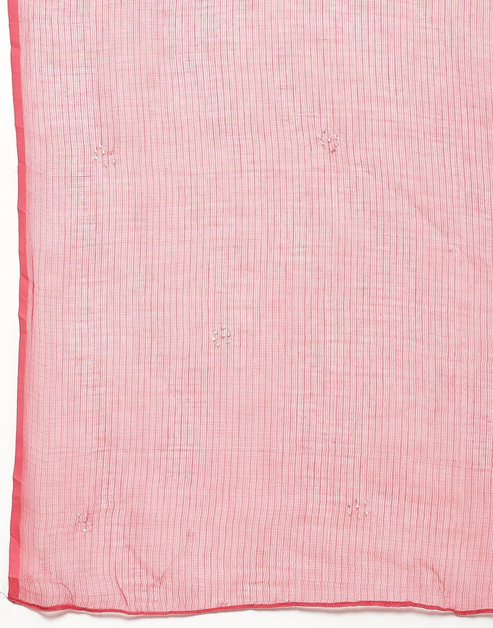 Chanderi Embroidered Suit Piece
