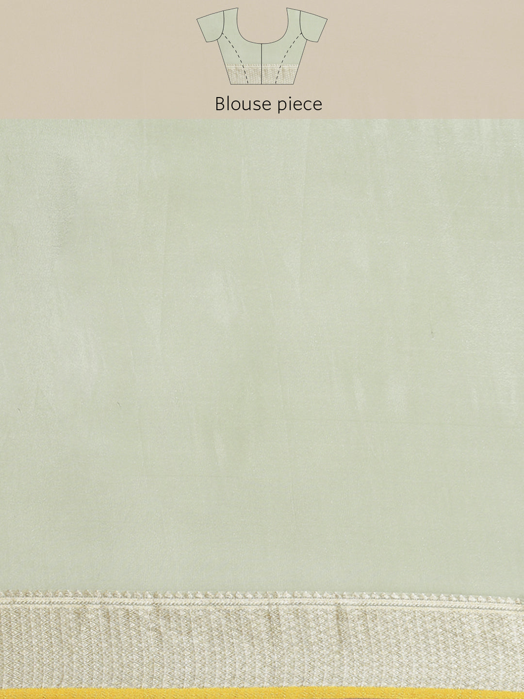 Brocade Zari Jaal Crepe Plain Saree