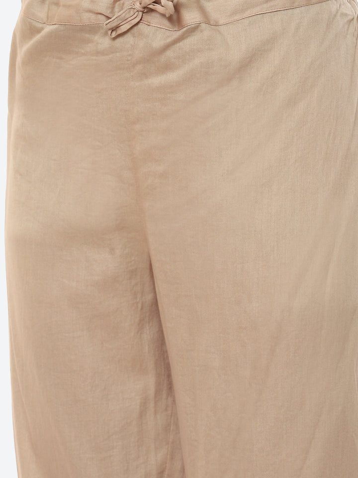 Resham Neck Booti Cotton Kurta With Pant &amp; Dupatta