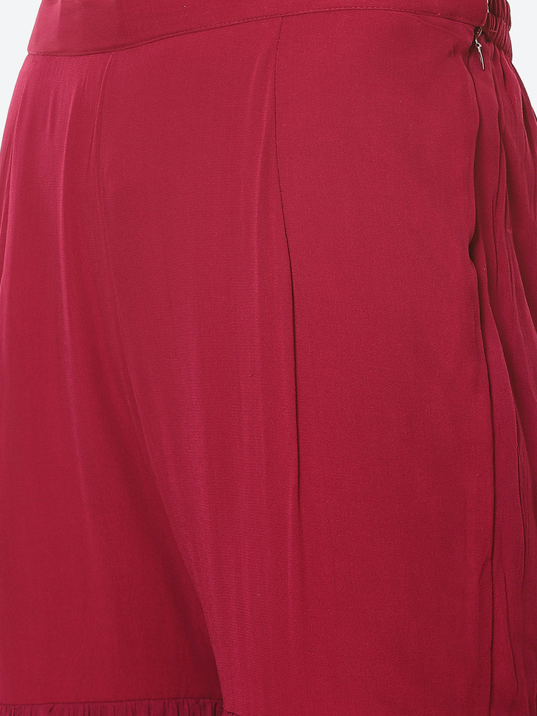 Sequin Georgette Kurti With Palazzo &amp; Georgette Dupatta