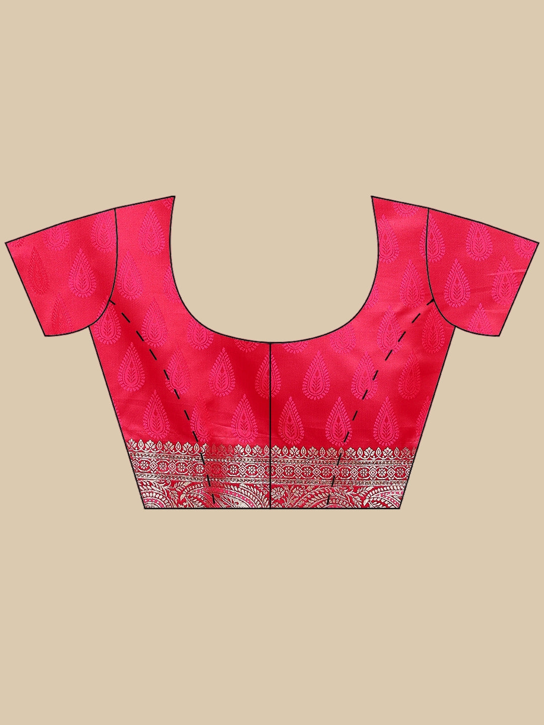 Woven Design Satin Saree