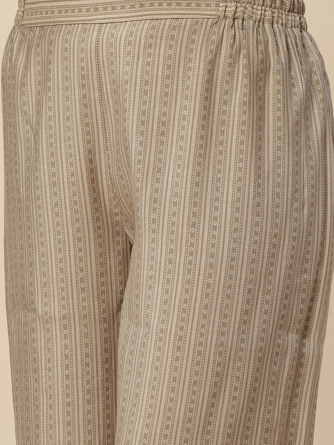 Printed Crepe Kurta With Palazzo
