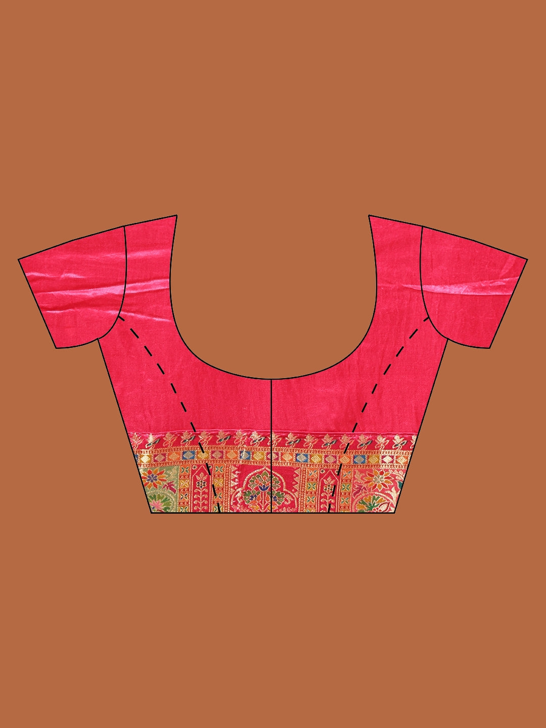Woven Design Satin Saree