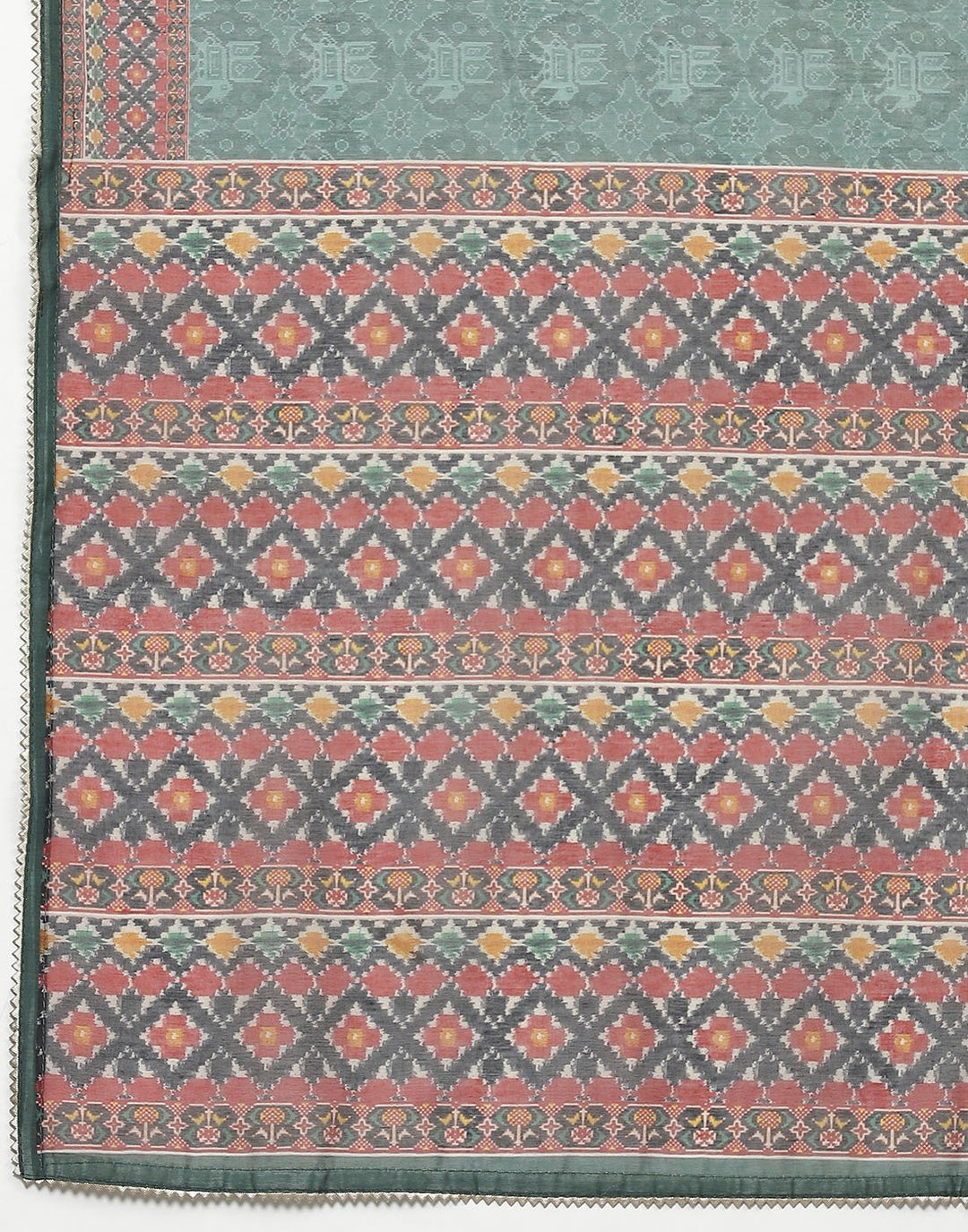 Printed Chanderi Suit Piece