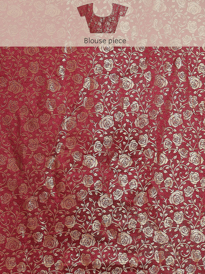 Plain Zari Border Art Handloom Woven Saree