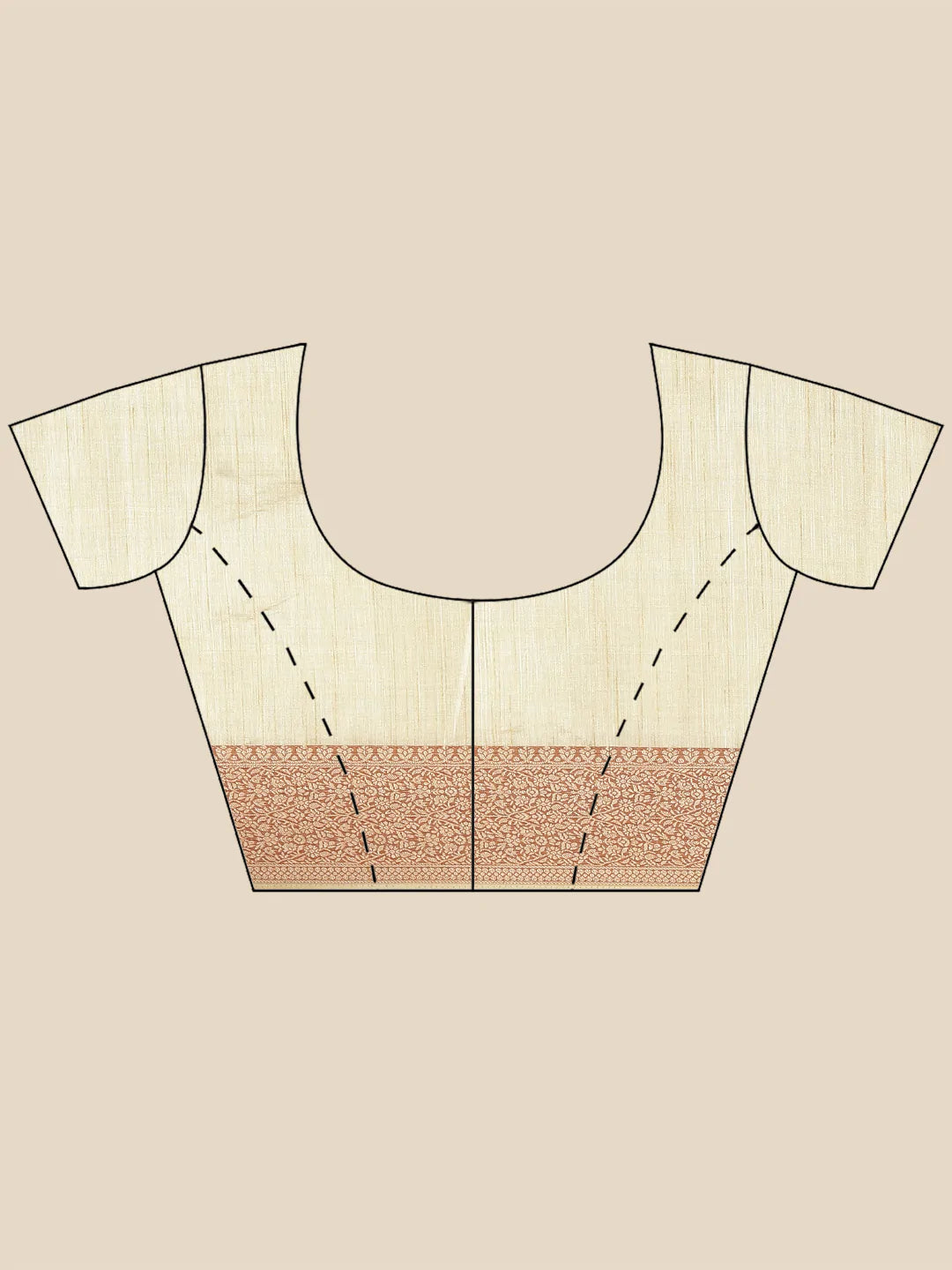 Zari Border Booti Handloom Woven Saree