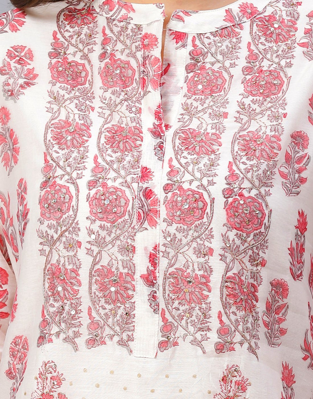 Straight Cotton Printed Salwar Kameez Stitched Suit