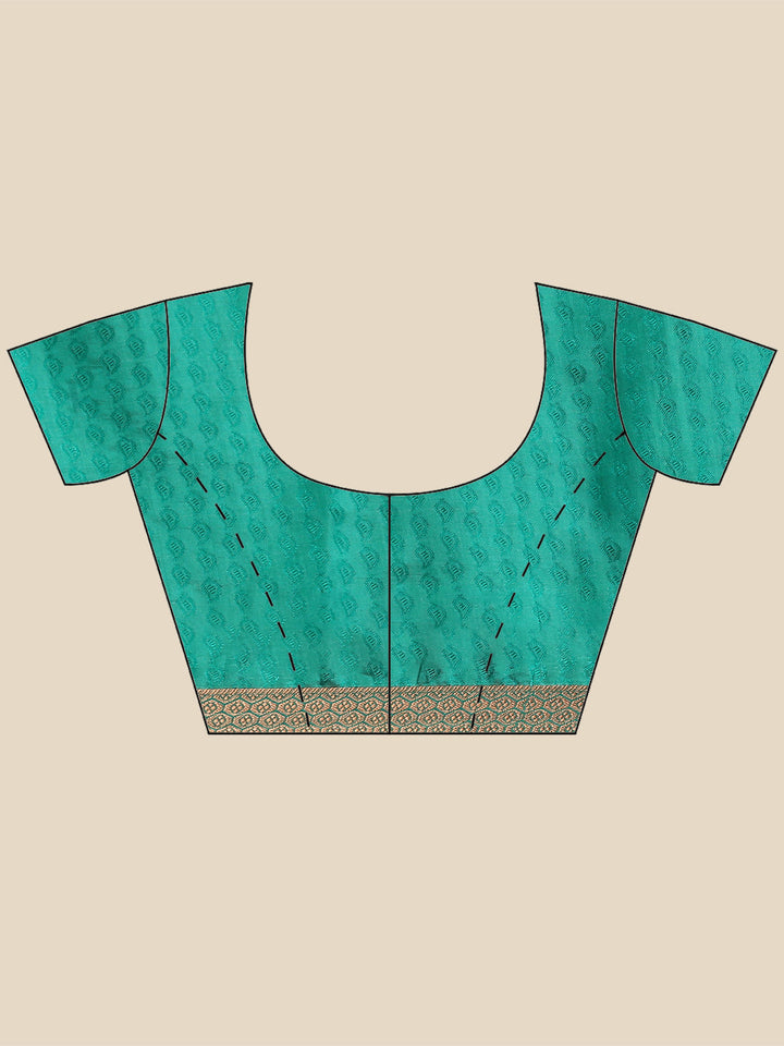 Plain Zari Border Handloom Woven Saree
