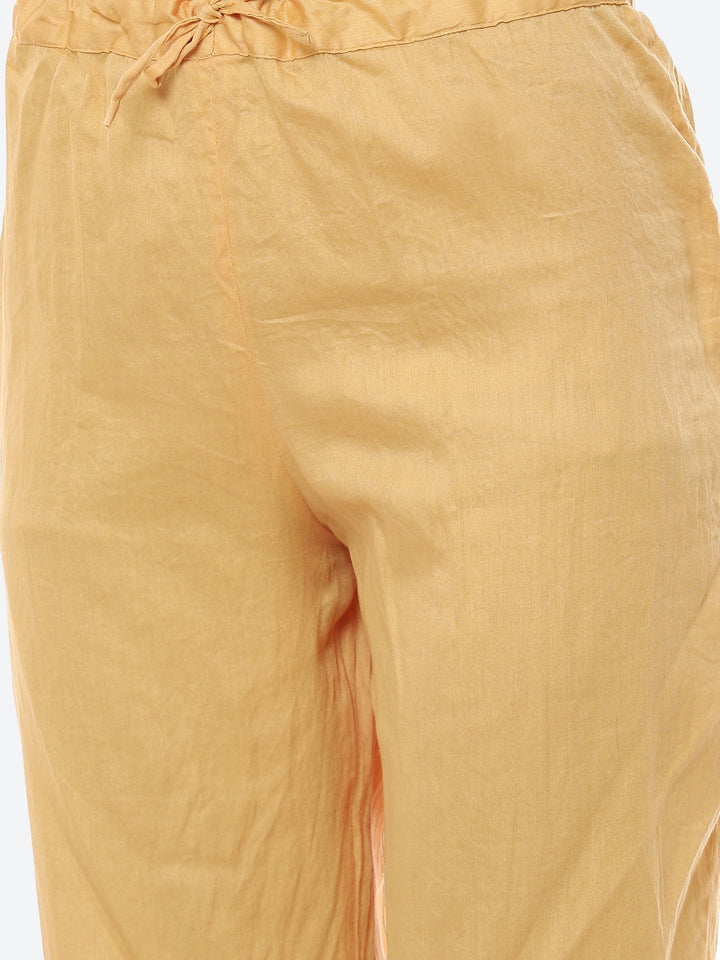 Resham Booti Cotton Kurta With Pant &amp; Dupatta