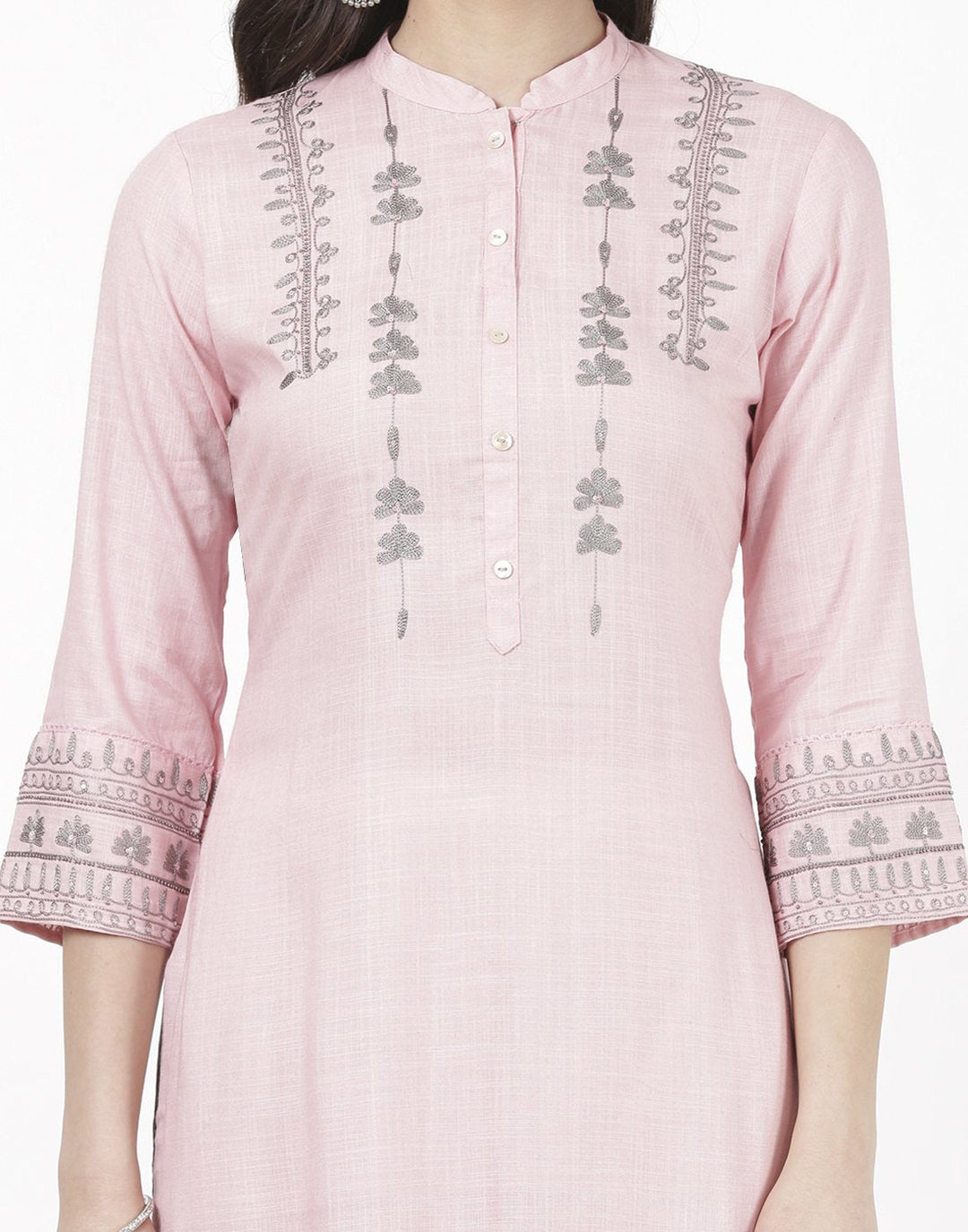 Pink Cotton Kurti