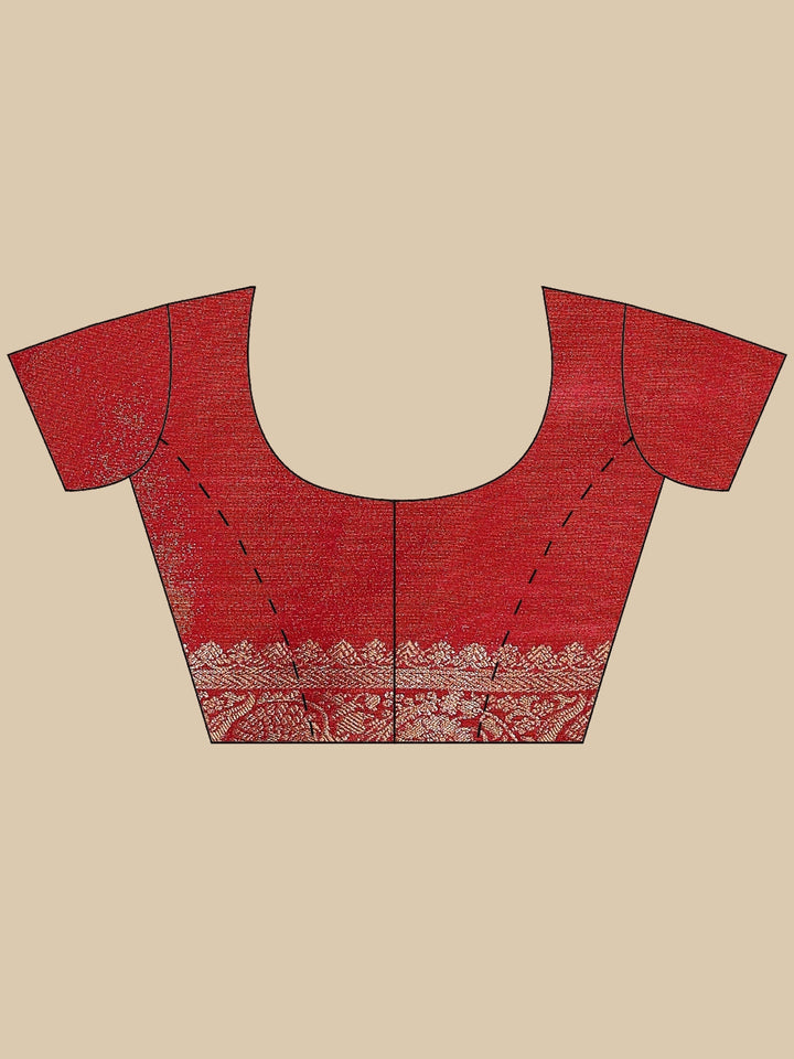 Woven Design Satin Saree