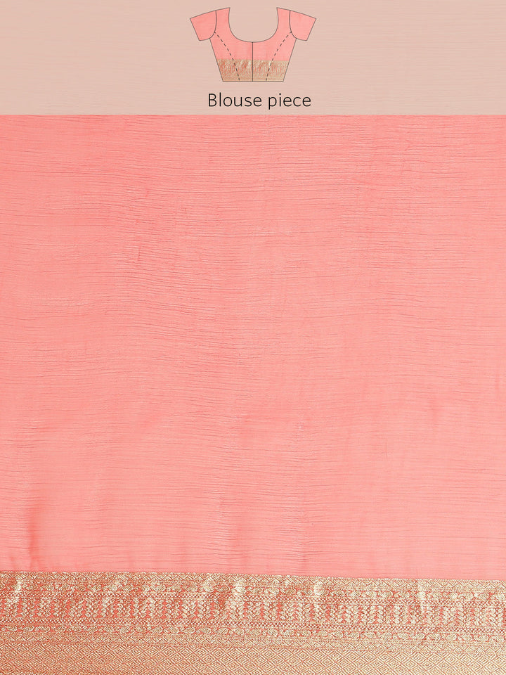 Art Chiffon Zari Work Saree
