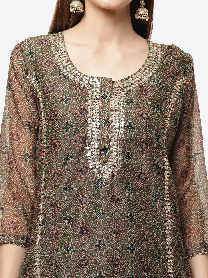 Cotton Printed Salwaar Kameez