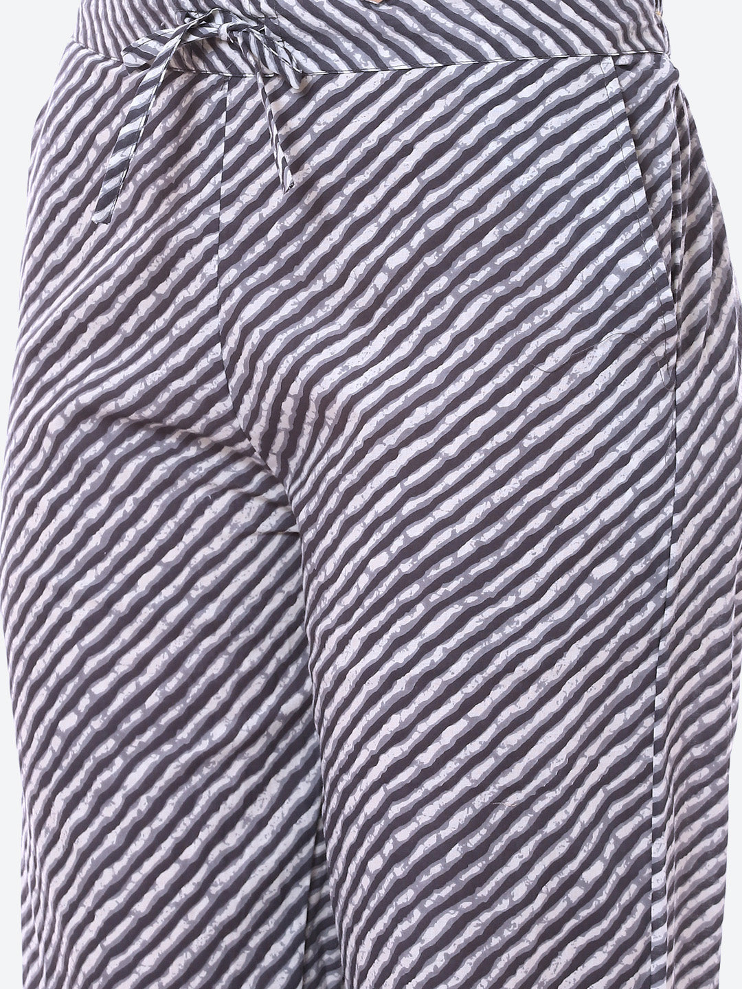 Sequence Work Printed Cotton Kurta With Pant