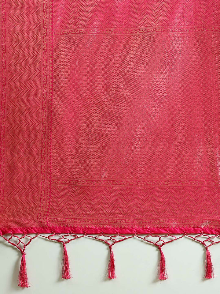 Plain Crepe Saree