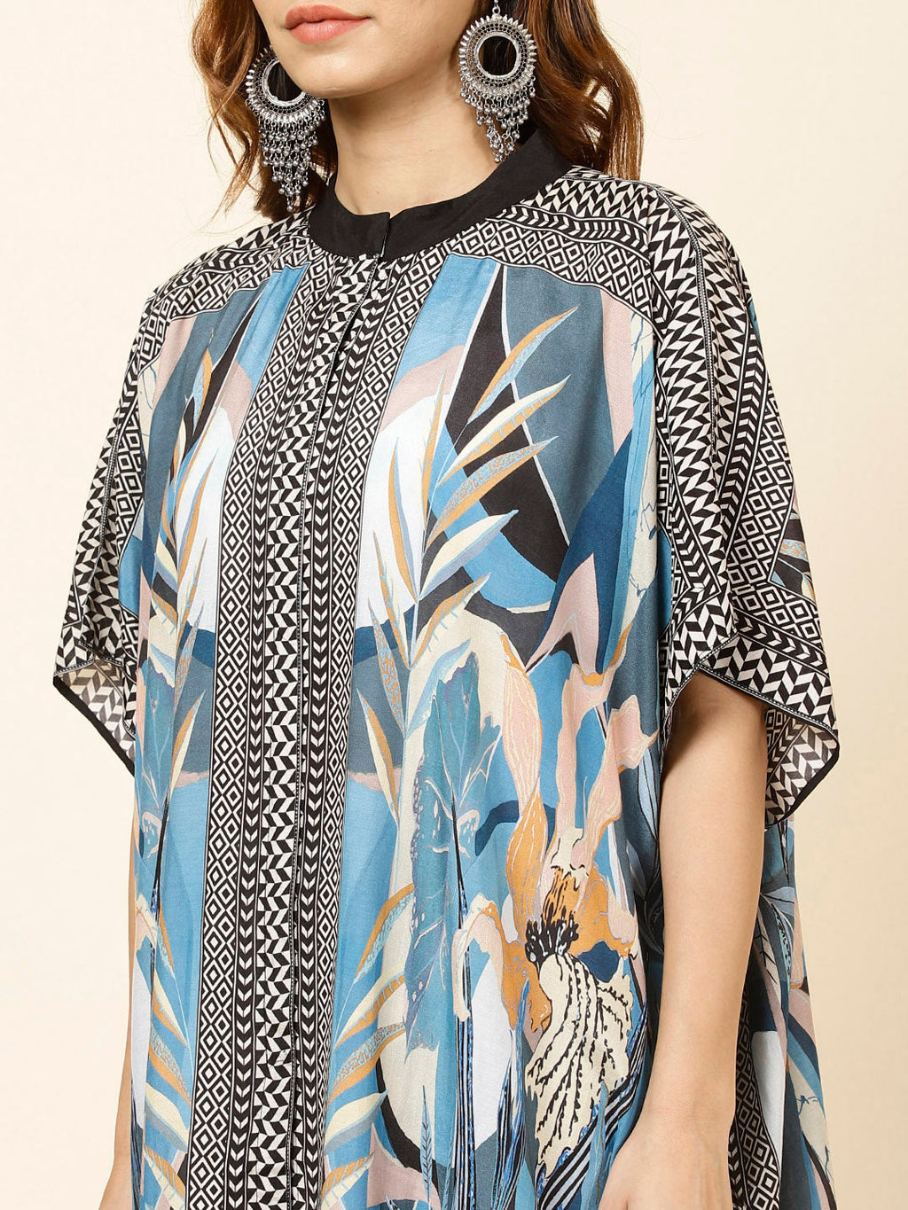 Printed Muslin Kurti With Pants