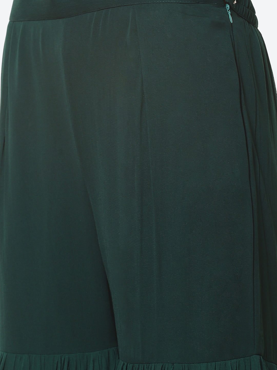 Sequin Georgette Kurti With Palazzo &amp; Georgette Dupatta
