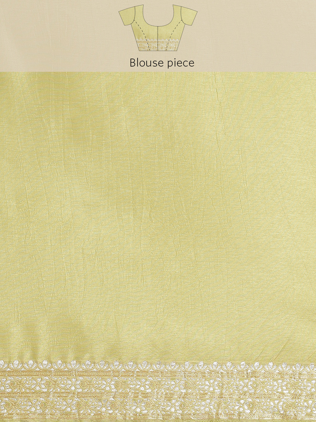 Zari Border Booti Banarasi Woven Saree