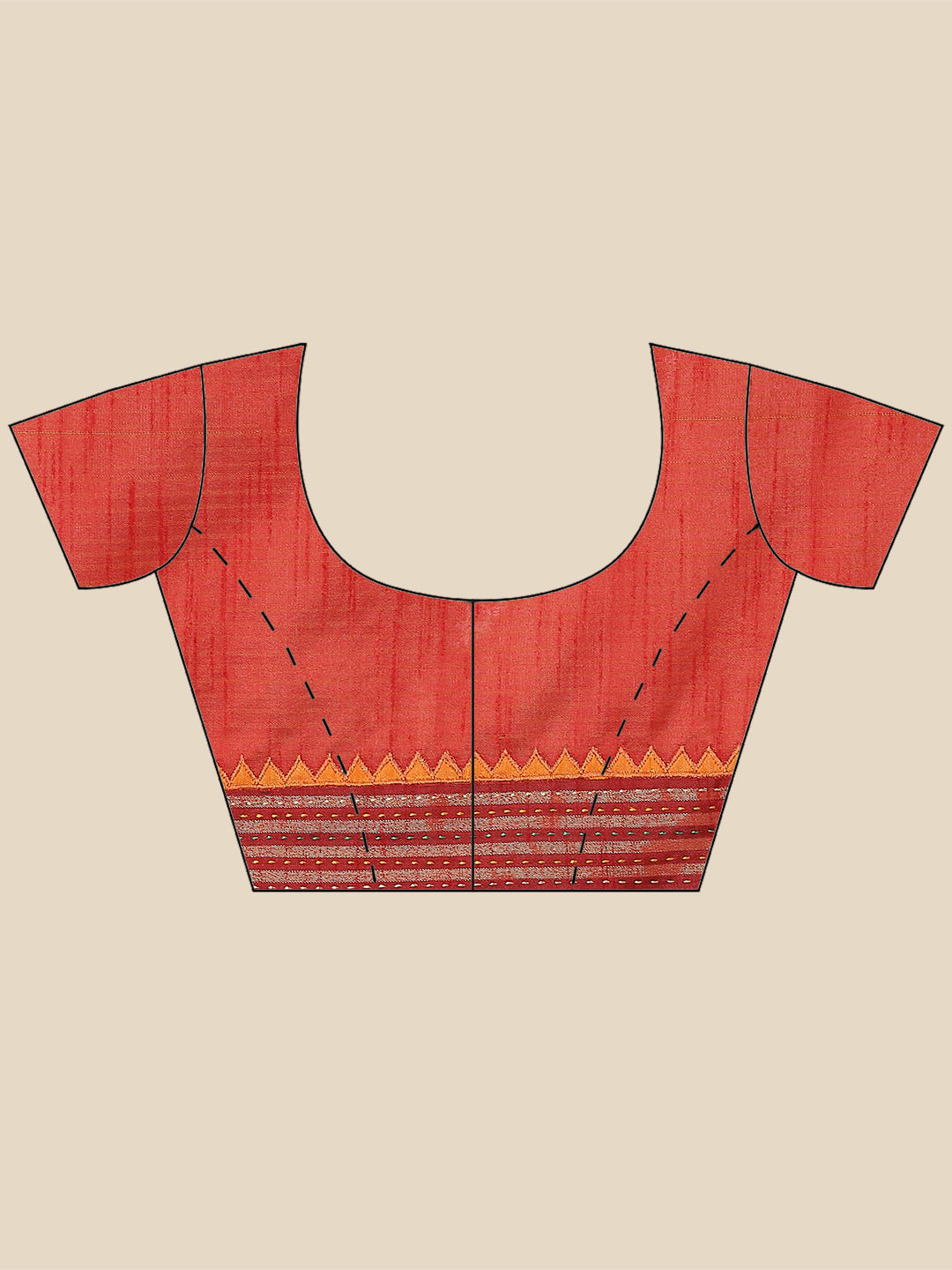 Kantha Work Tussar Saree