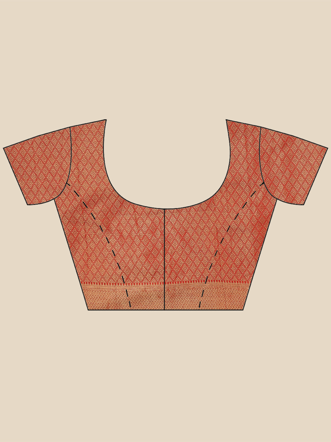 Geometric Woven Handloom Saree