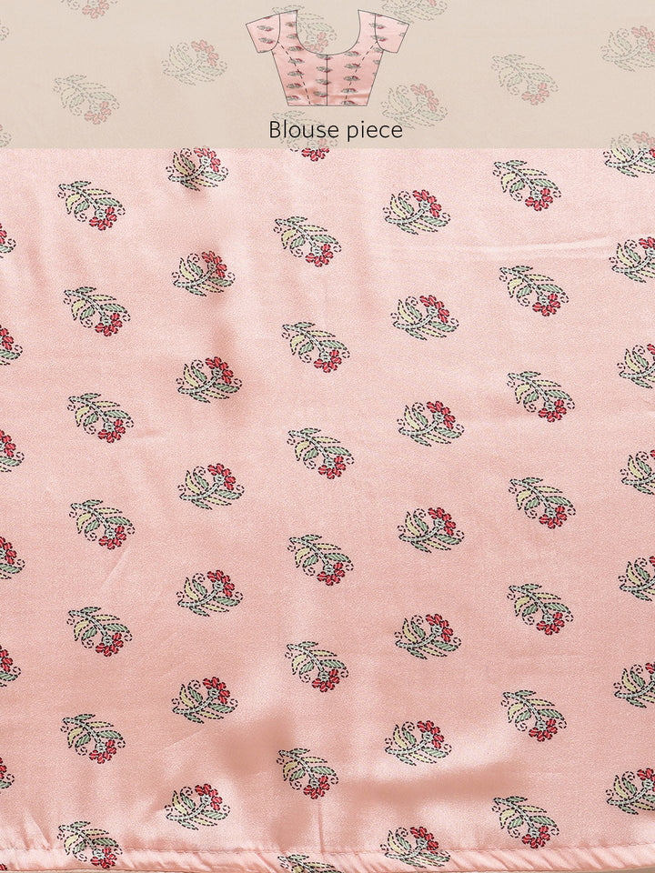 Digital Printed Sequence Georgette Saree