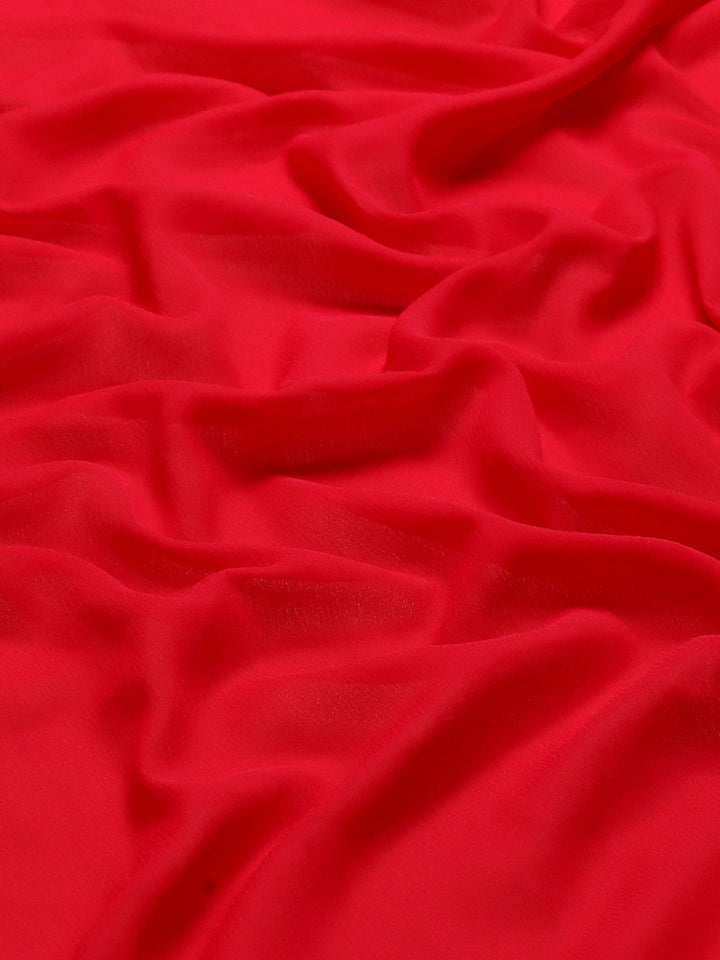 Zari Border Chiffon Woven Saree