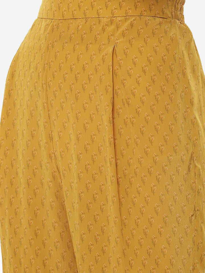 Digital Printed Crepe Kurta With Sharara &amp; Georgette Dupatta