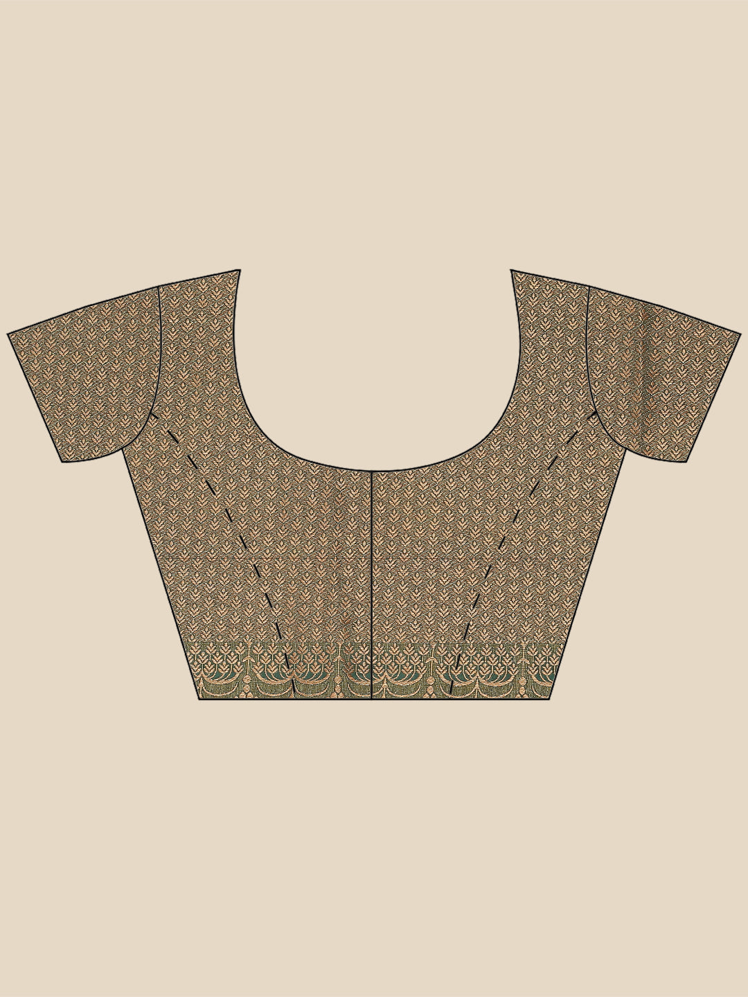 Leheriya Pattern Woven Handloom Saree