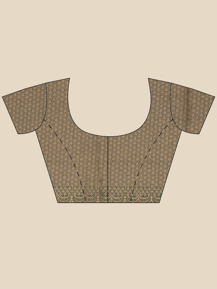 Leheriya Pattern Woven Handloom Saree