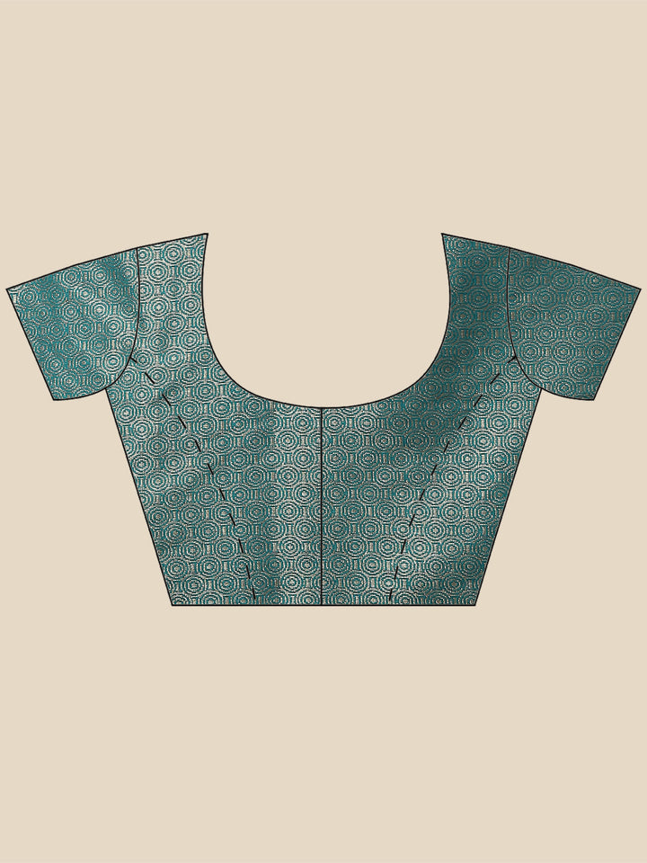 Zari Jaal Banarasi Woven Saree