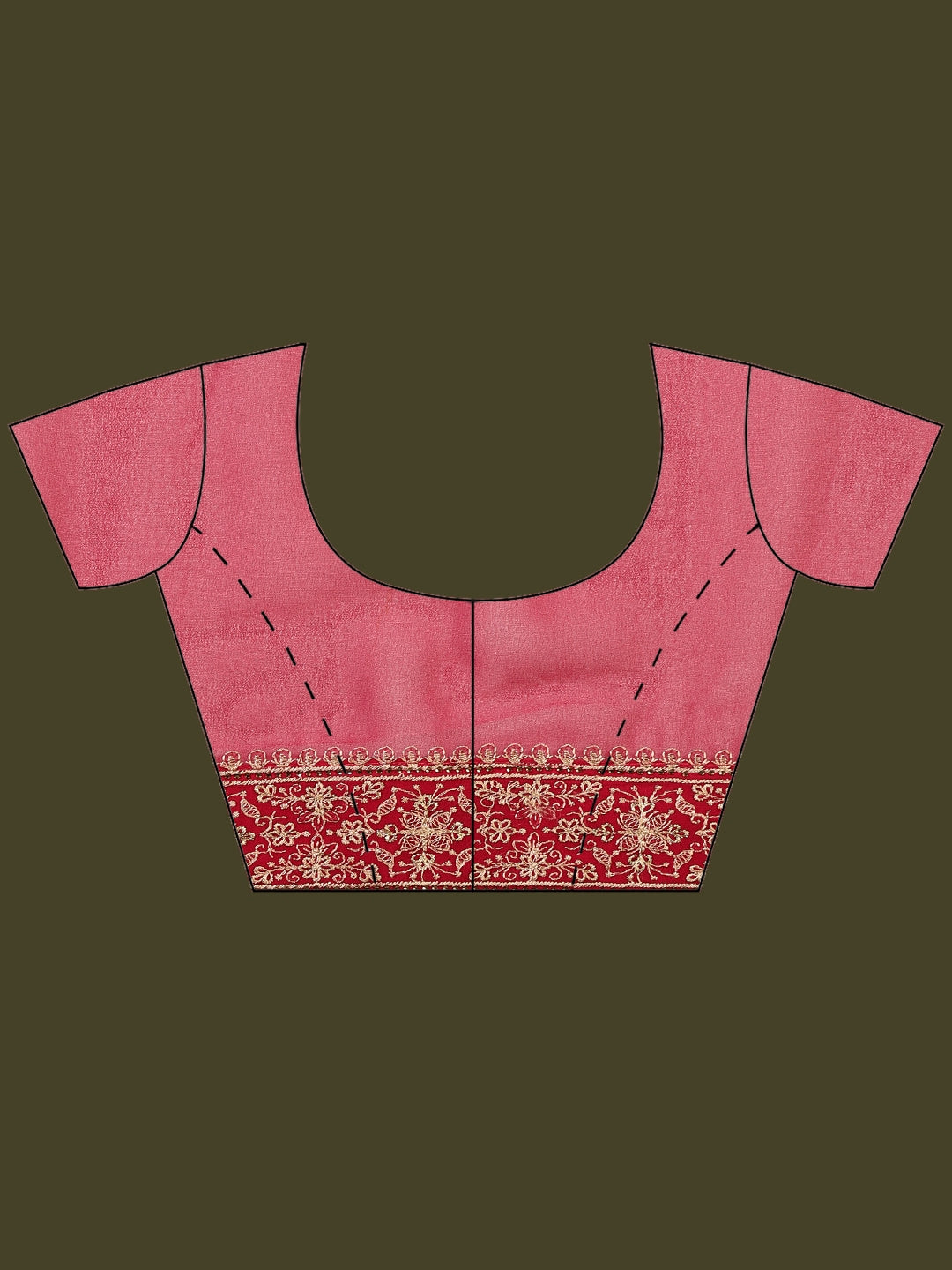Embroidered Georgette Saree