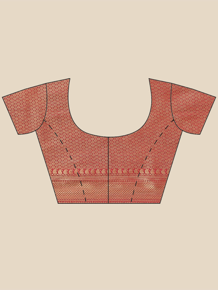 Zari Border Booti Handloom Woven Saree