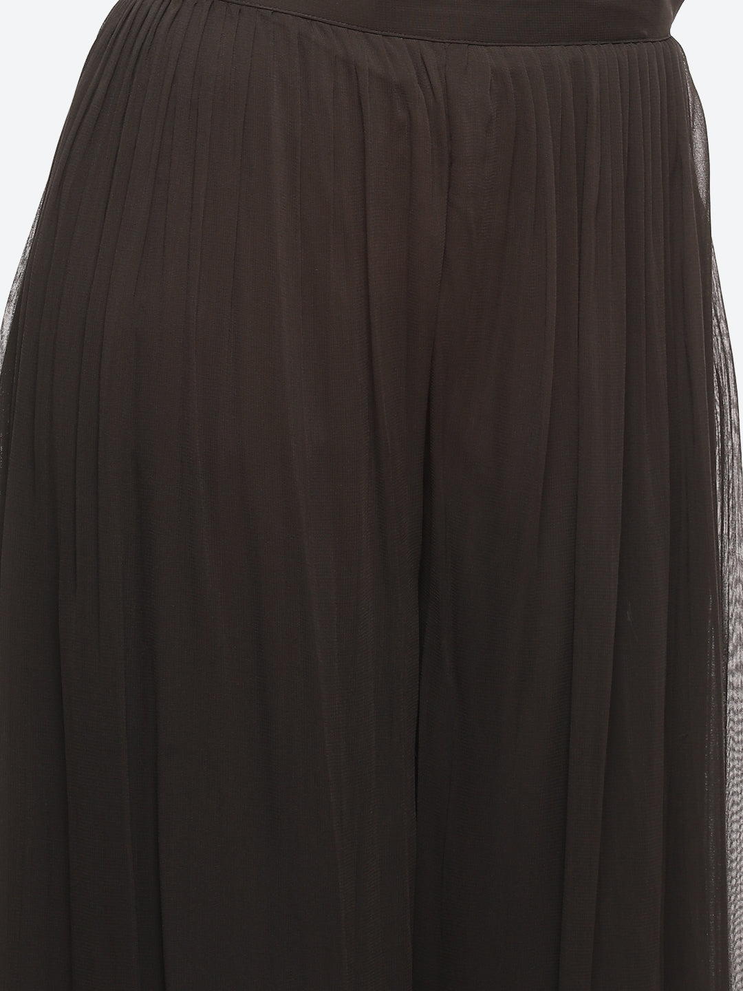 Resham Mirror Booti Georgette Kurta With Churidar &amp; Net Dupatta