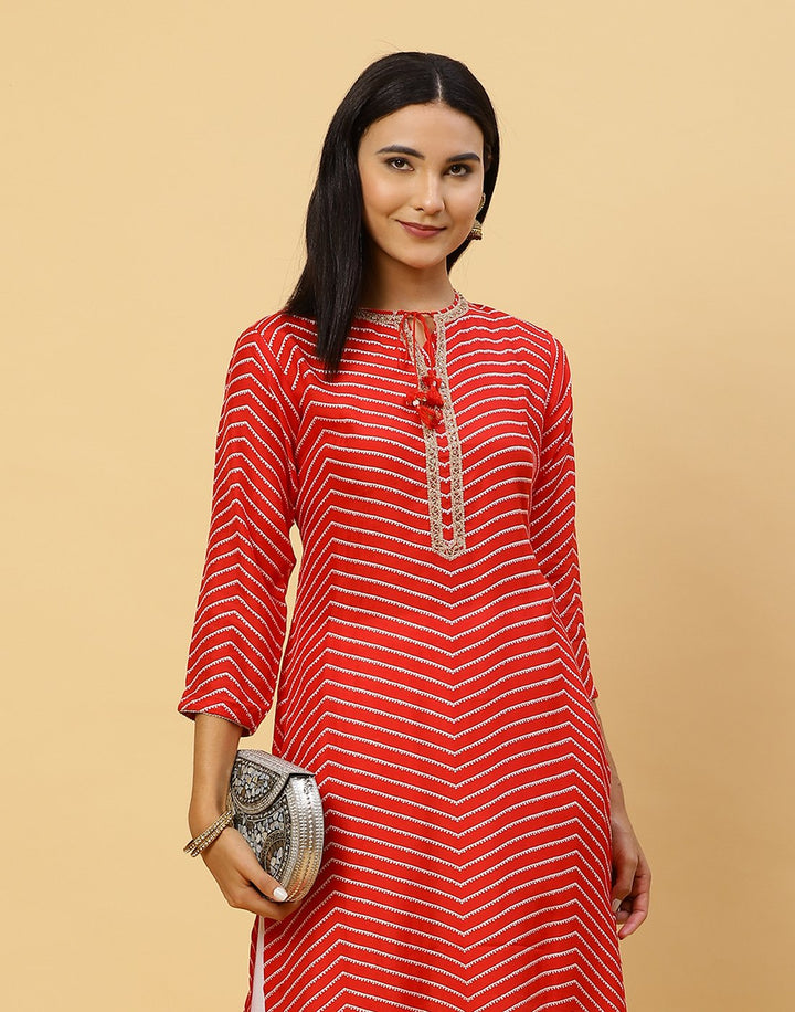 Printed Cotton Muslin Kurti