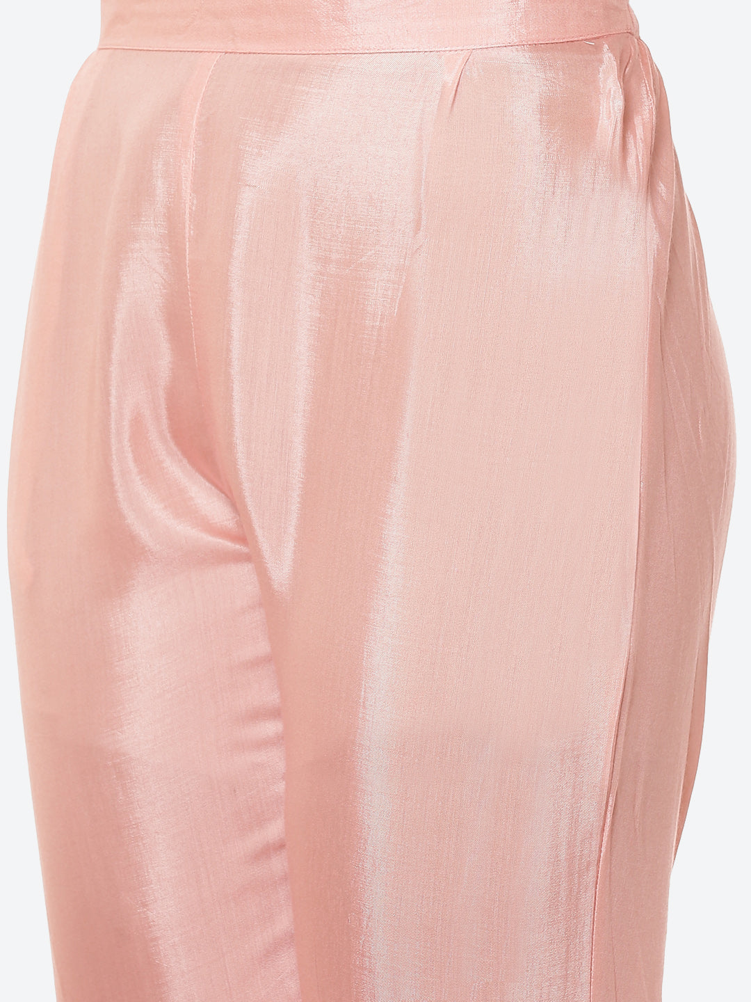 Resham Booti Organza Kurta With Pant &amp; Dupatta