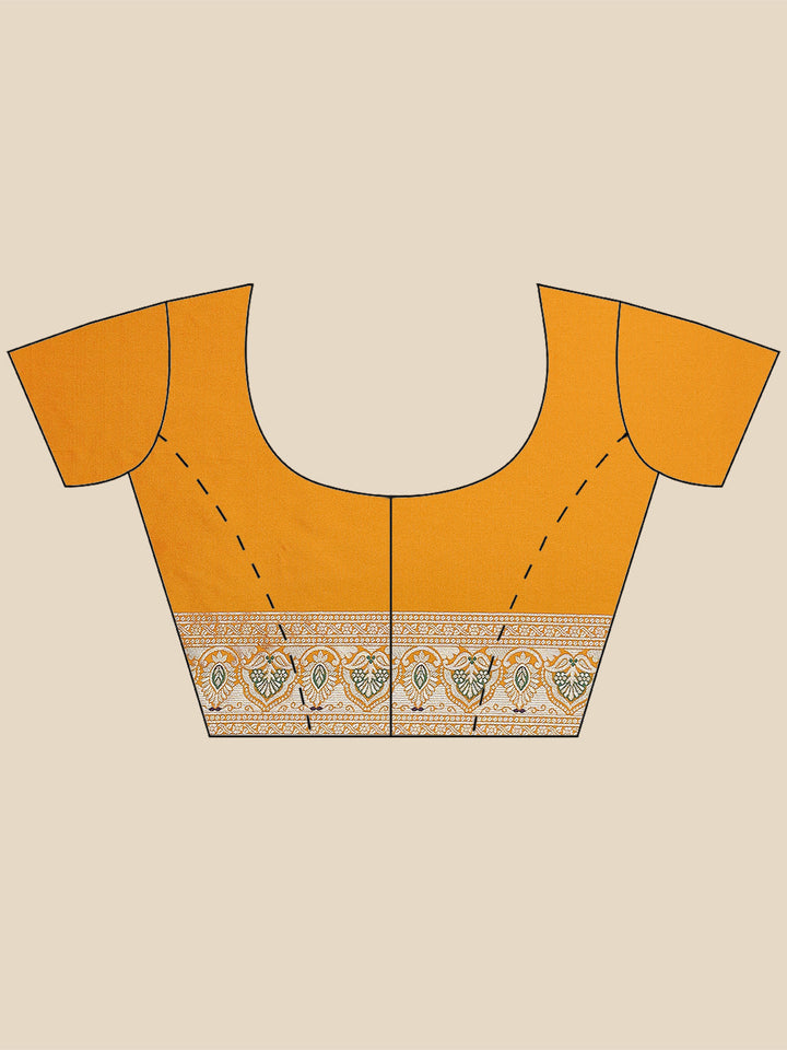 Zari Jaal Woven Art Silk Banarsi Saree