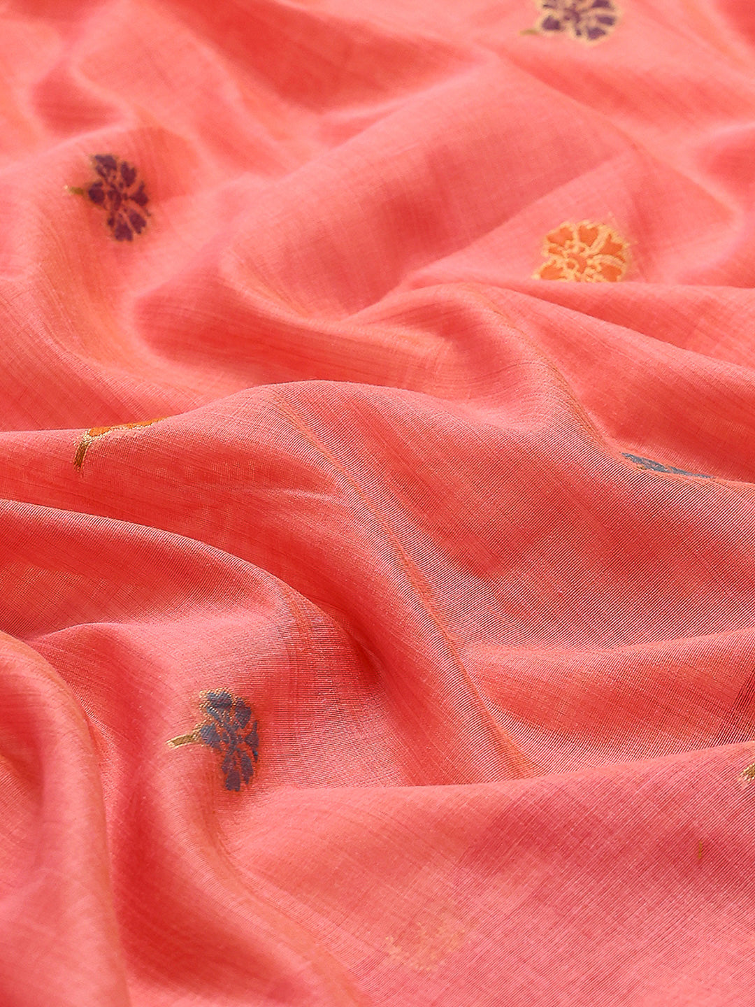 Woven Design Cotton Blend Saree