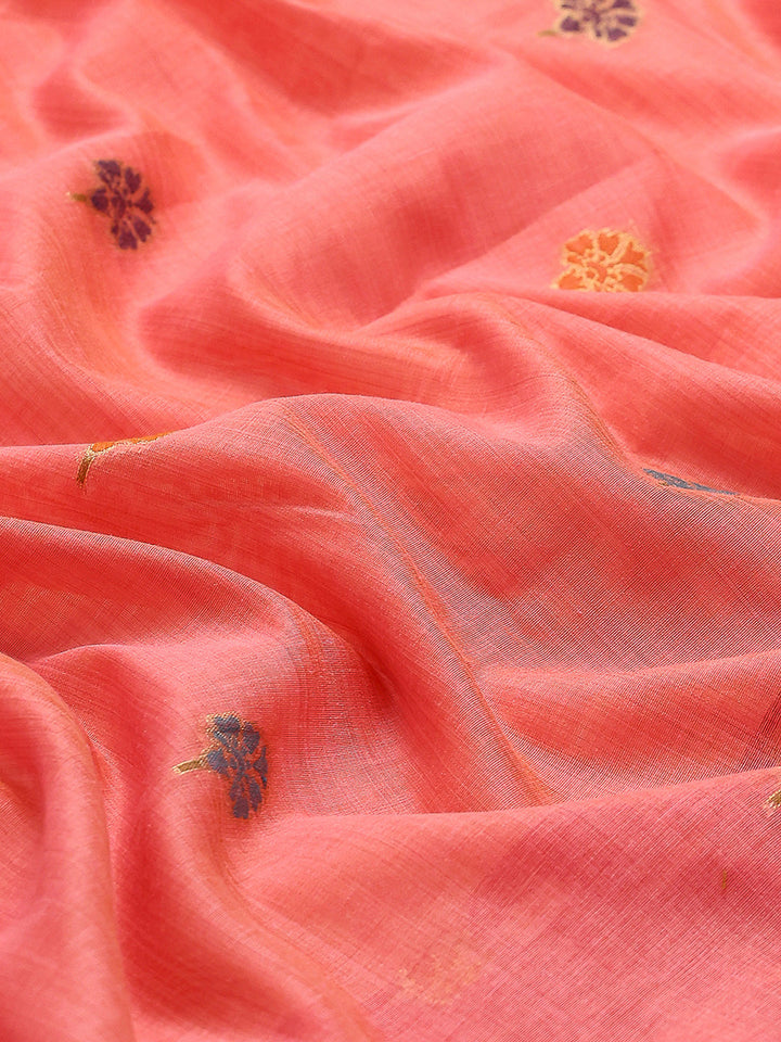 Woven Design Cotton Blend Saree