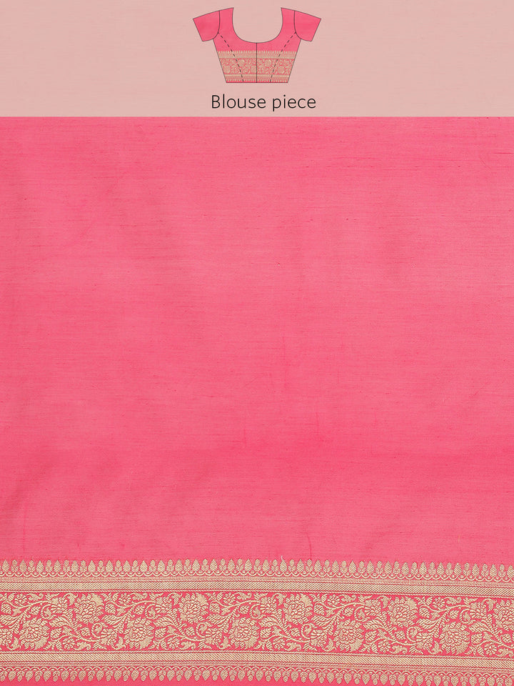 Cotton Saree with Zari Border Booti