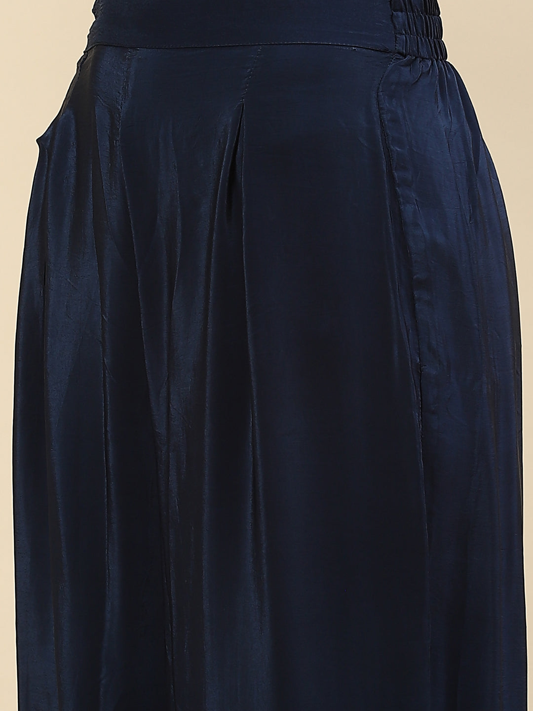 Digital Printed Crepe Kurta With Palazzo &amp; Net Dupatta