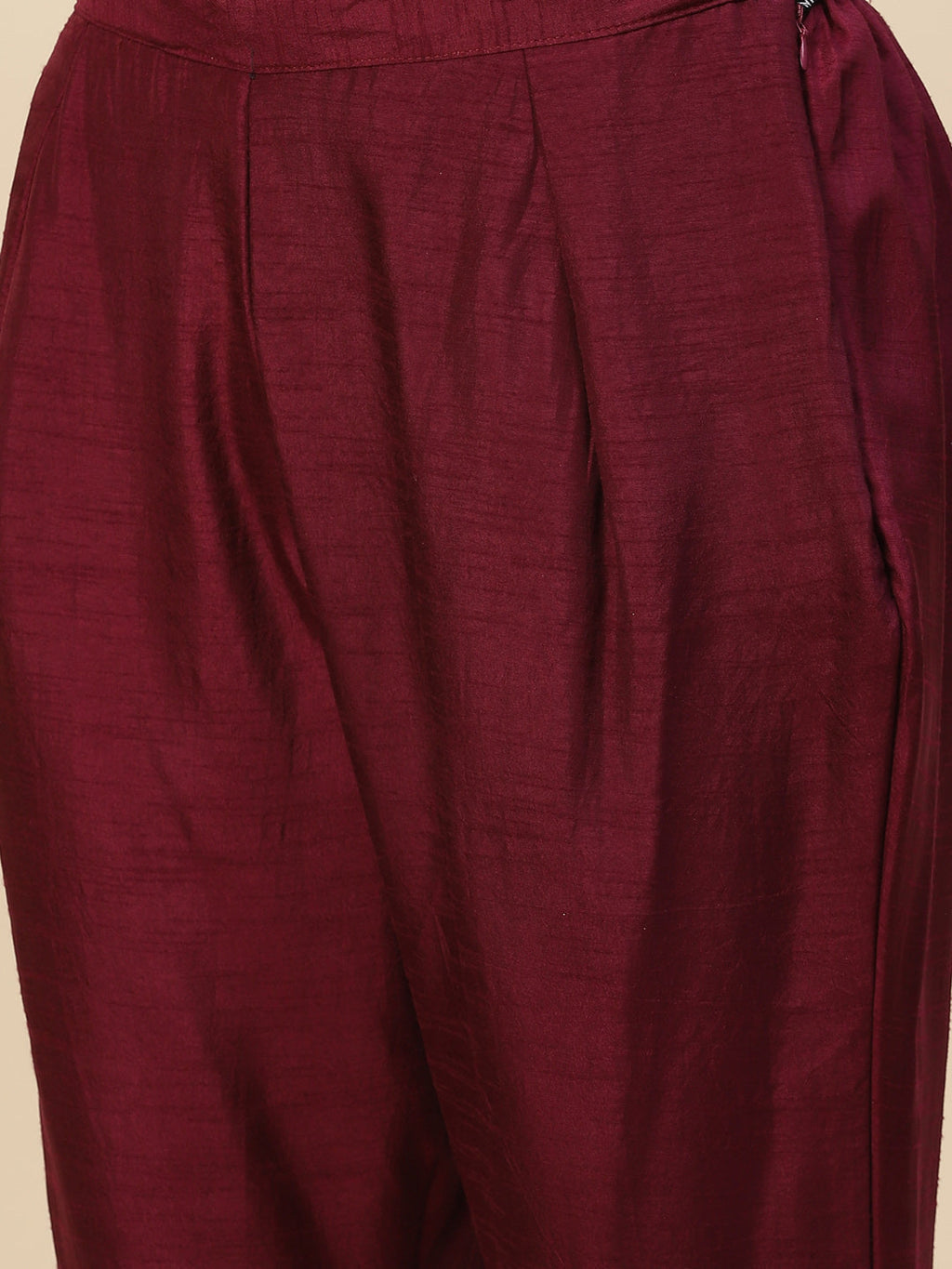 Zari Booti Handloom Kurta With Pants & Dupatta